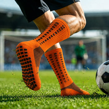 Performance Grip Crew Socks – Orange (pack of 2)